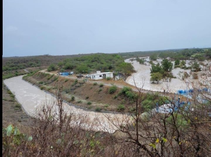 Derivan aguas del río Guayalejo hacia la presa de Xicoténcatl, Tamaulipas