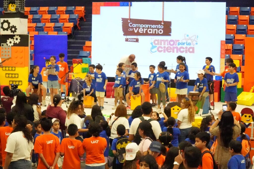 Concluye la UAT con éxito campamento infantil “Amor por la Ciencia” 2024