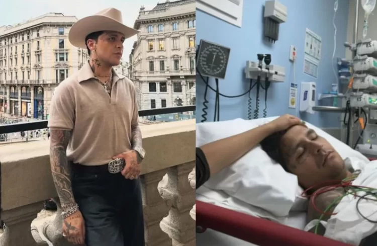 Christian Nodal pospone concierto en Hidalgo por problemas de salud